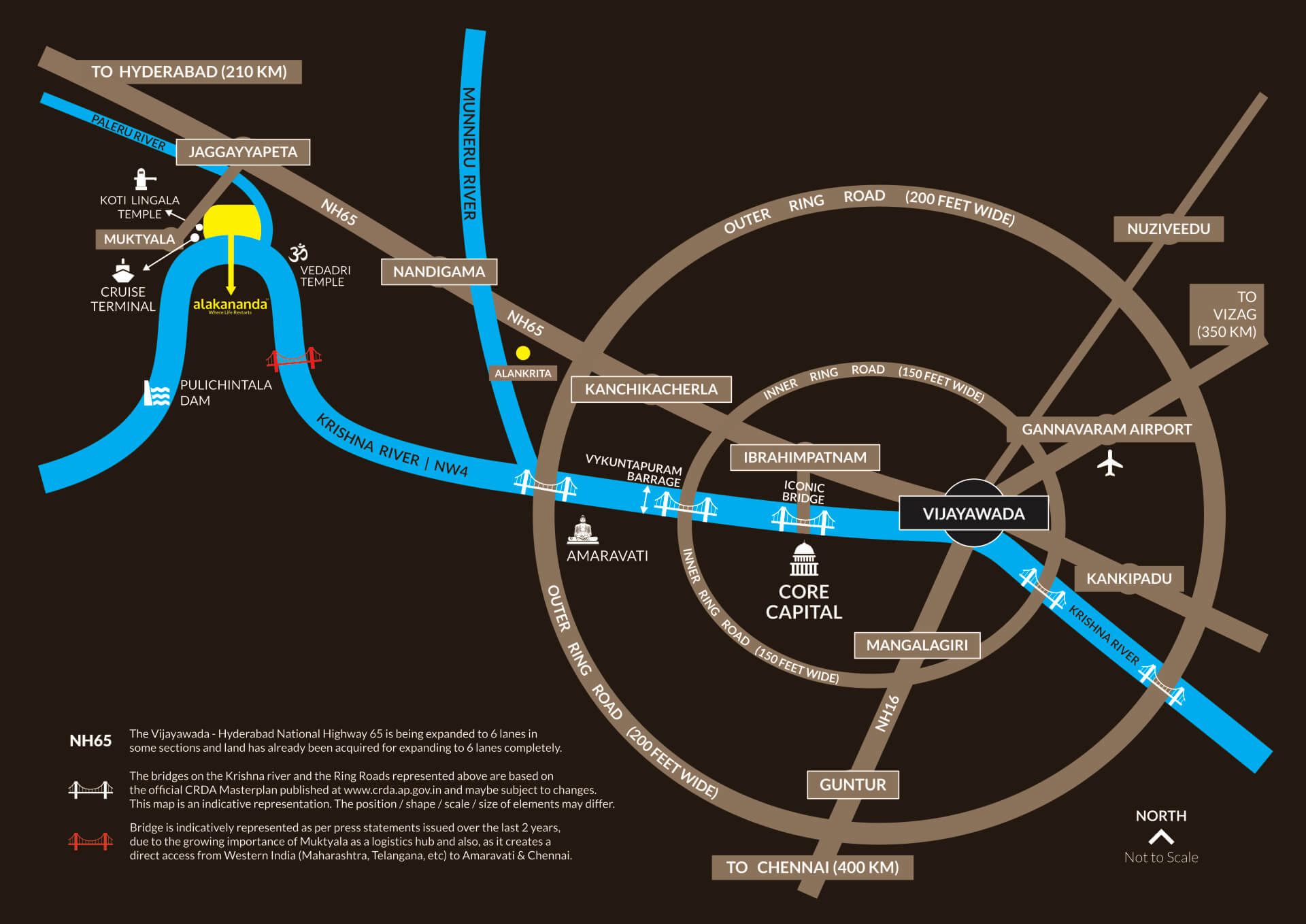 Alakananda RiverFront - Illustrated Map for Website