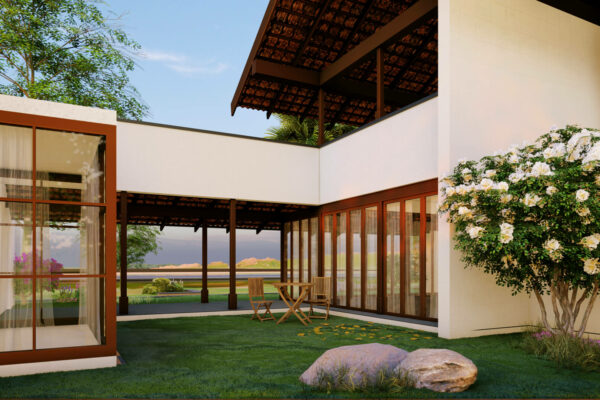 4 BHK-Courtyard-View